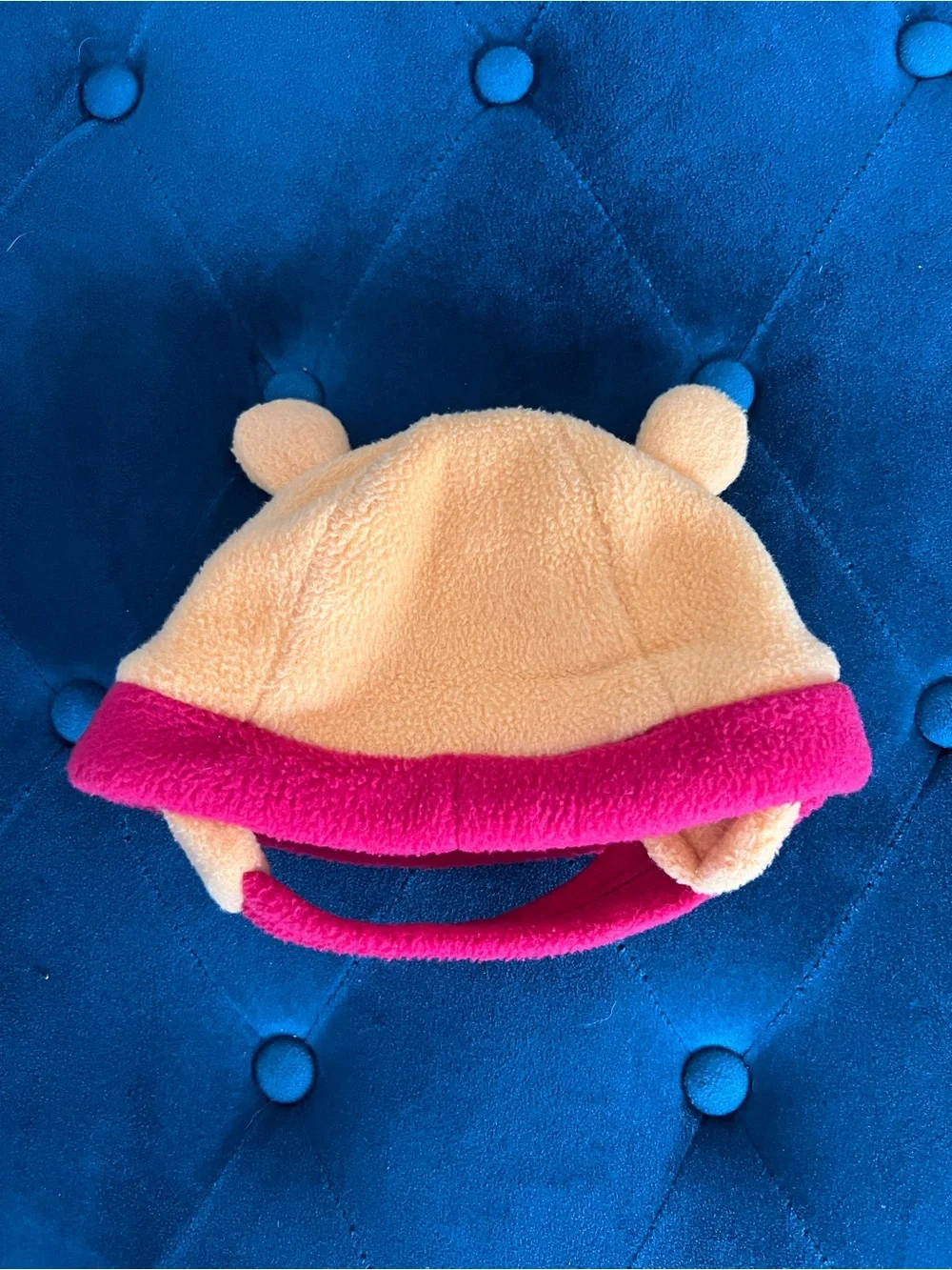 Disney Store Winnie The Pooh Hat Embroidered Felt Ears Fuzzy Winter Cap Infant